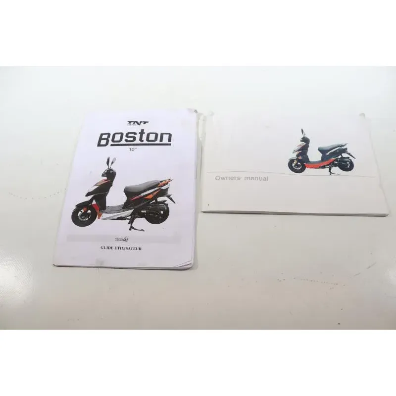 Manuel d'utilisation TNT MOTOR BOSTON 50 2017 - 2020