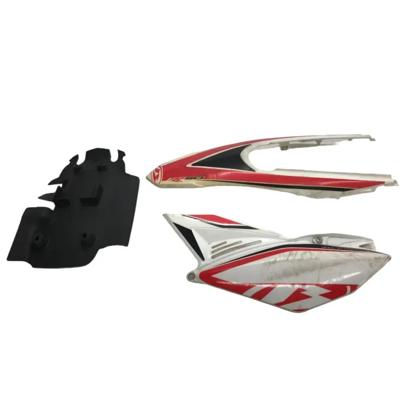 Cache carenage coque arriere BETA RR 50 2020-2023 MOTARD WHITE 2T