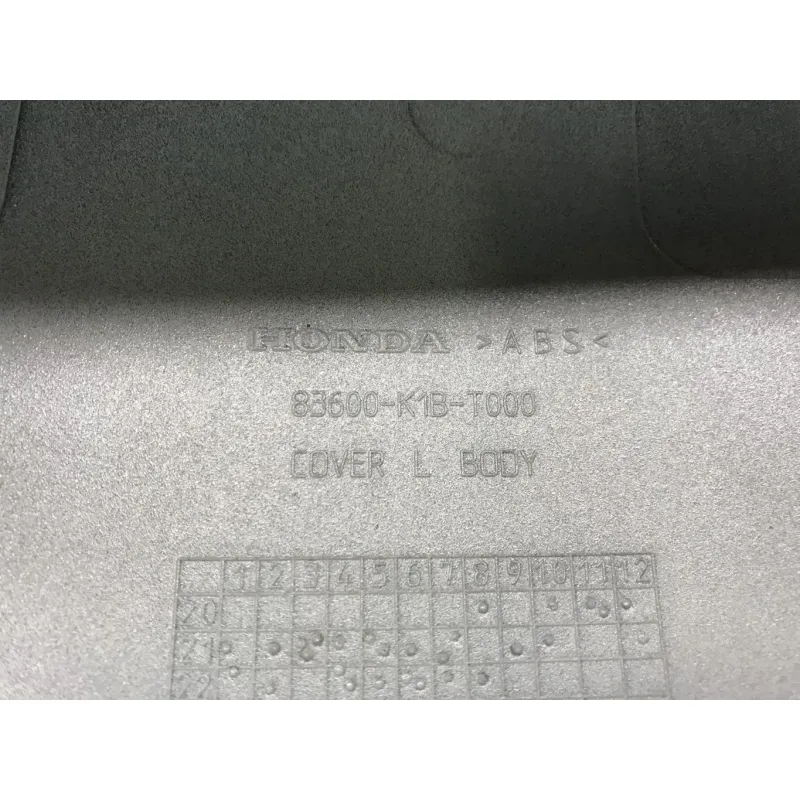 Cache carenage coque arriere gauche HONDA NSS 125 2021-2022 FORZA