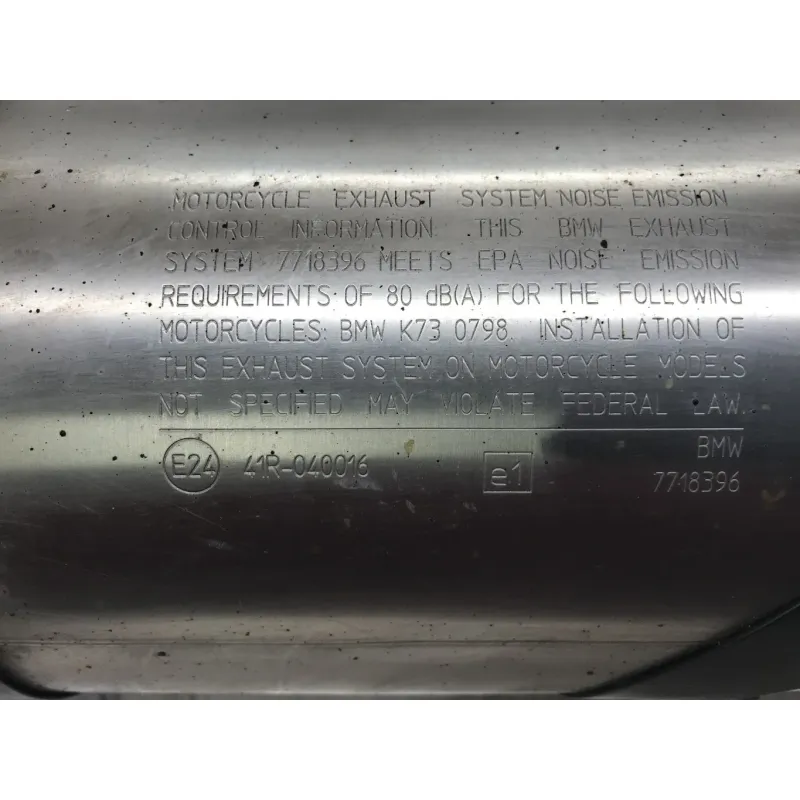 Silencieux (echappement) BMW F 800 R 2015-2019