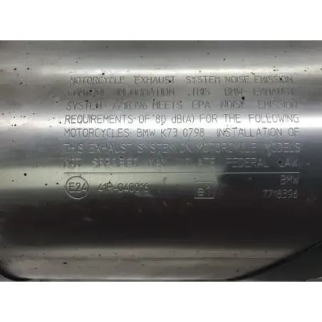 Silencieux (echappement) BMW F 800 R 2015-2019