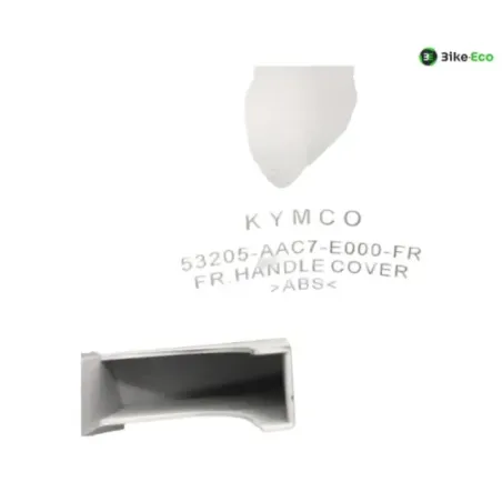 Cache guidon avant KYMCO AGILITY 50 2008-2012 R16 4T