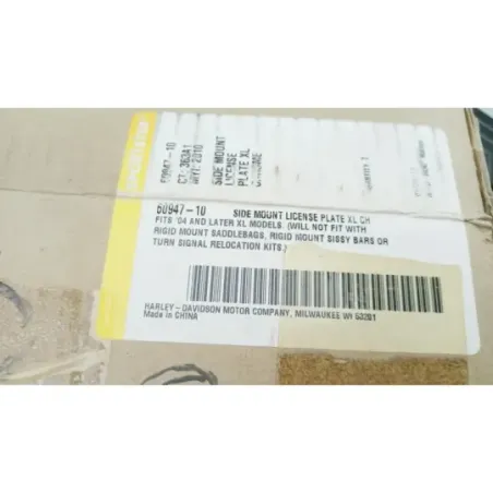 Support de plaque et eclairage HARLEY DAVIDSON XL 1200 X SPORTSTER FORTY EIGHT 2012 - 2021