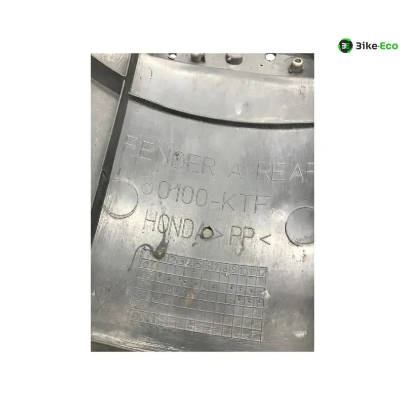 Support de plaque et eclairage HONDA SH 125 2005-2008