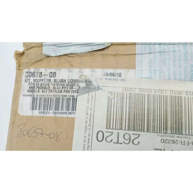 Silencieux (echappement) HARLEY DAVIDSON FXDB 1584 DYNA STREET BOB 2008 - 2013