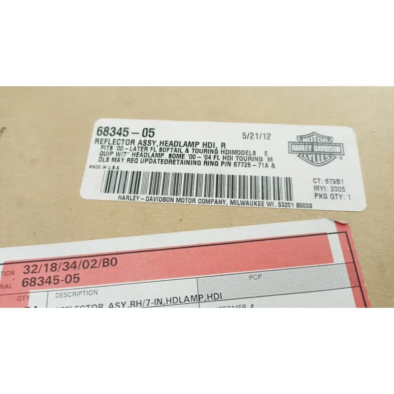 Optique (feux)(phare) HARLEY DAVIDSON FLSTFB 1690 FAT BOY SPECIAL 2012 - 2017
