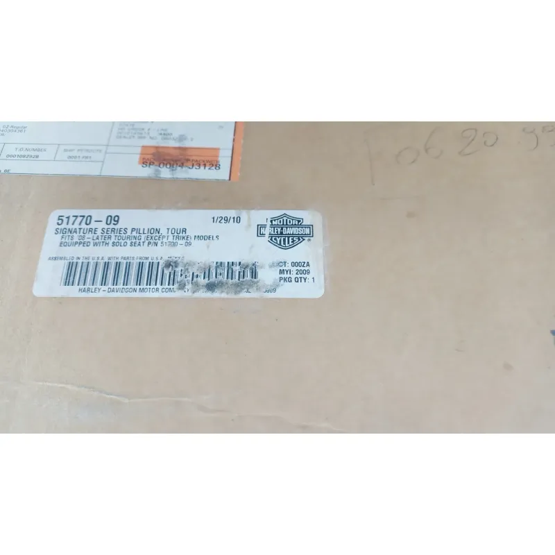 Selle passager HARLEY DAVIDSON FLHTC 1690 ELECTRA GLIDE CLASSIC 2011 - 2012