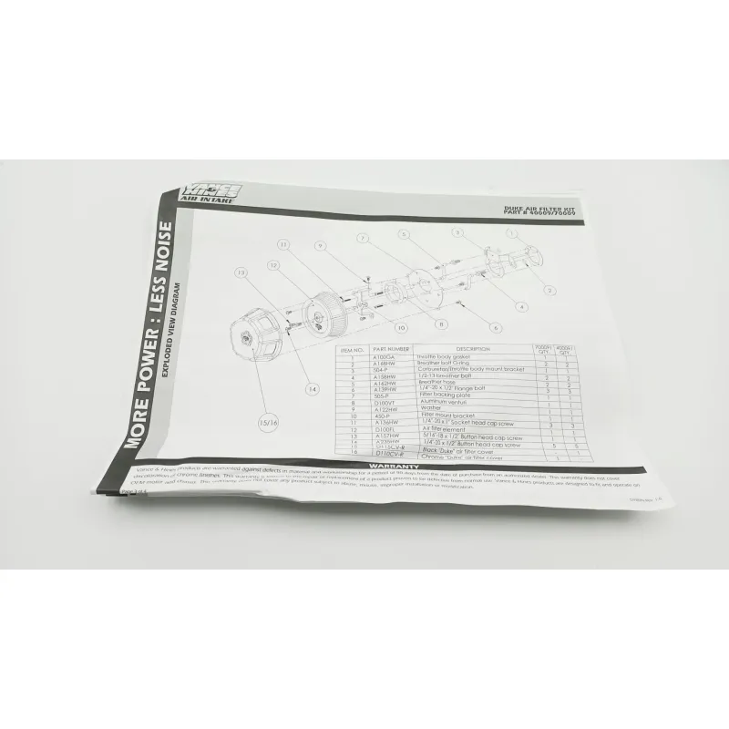 Boite a air HARLEY DAVIDSON XL 1200 R SPORTSTER ROADSTER 2004 - 2008