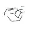 Support valise droit et gauche KAWASAKI KLV 1000 2004-2005
