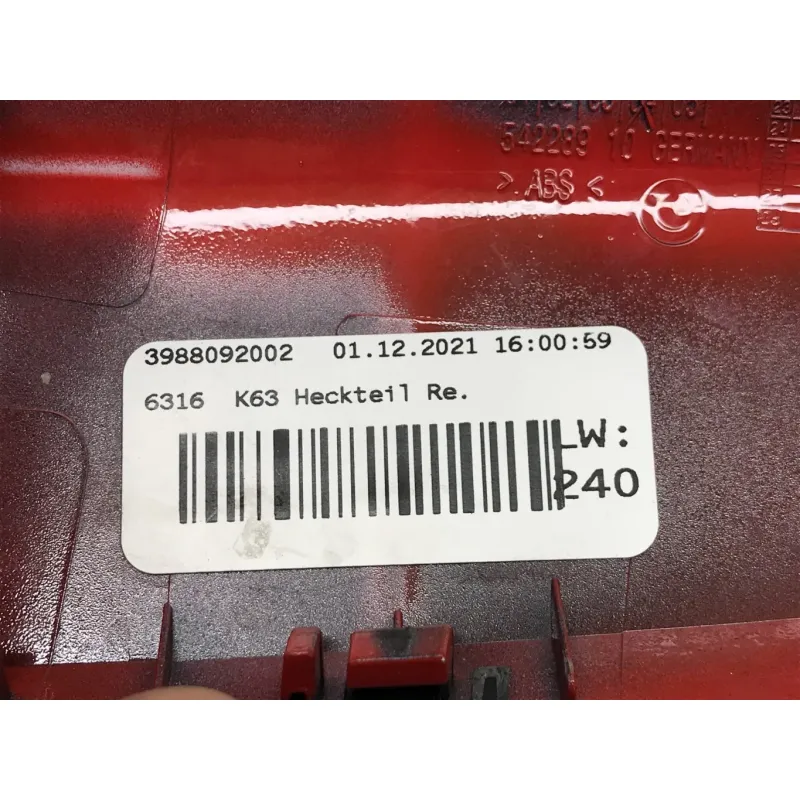 Cache carenage coque arriere droit BMW S 1000 R 2021-2024 K63