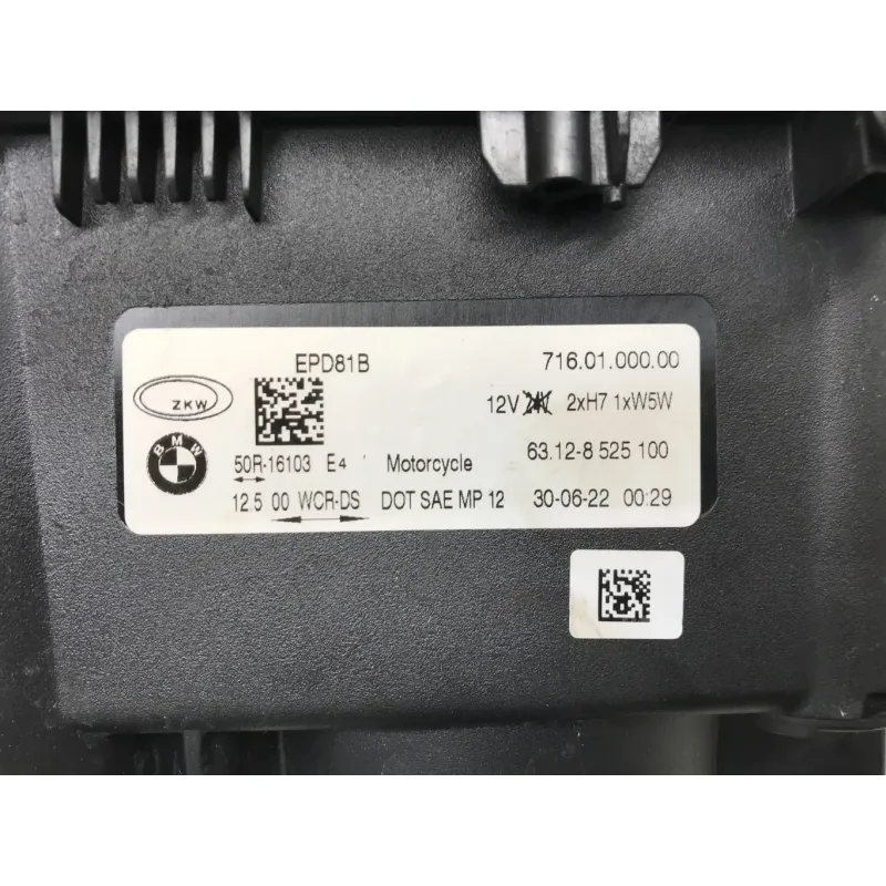 Optique (feux)(phare) BMW R 1200 GS 2013-2018 LC K50