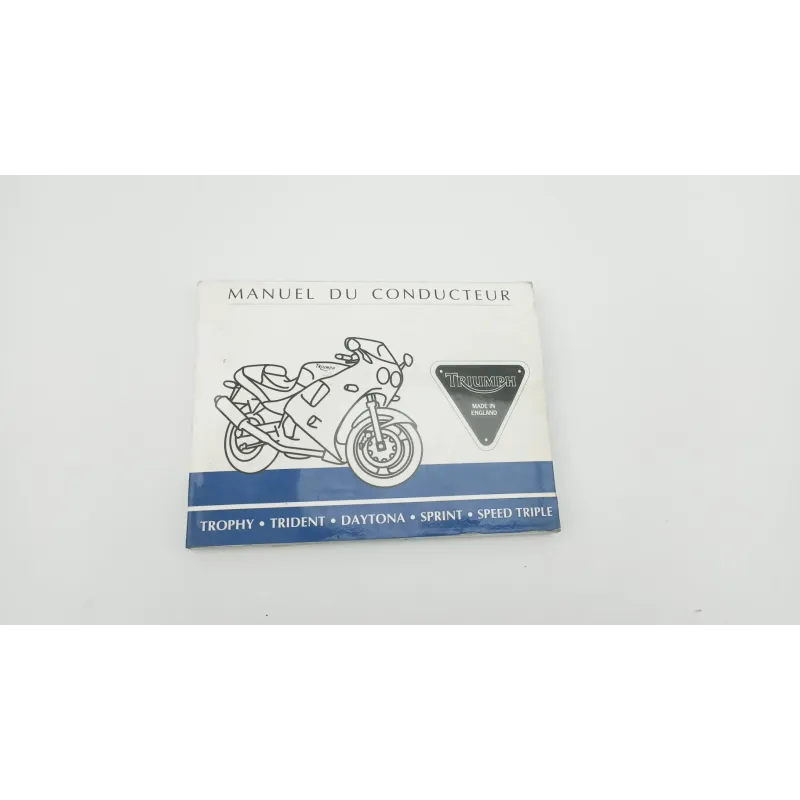 Manuel d'utilisation TRIUMPH TROPHY 1200 1992 - 1995