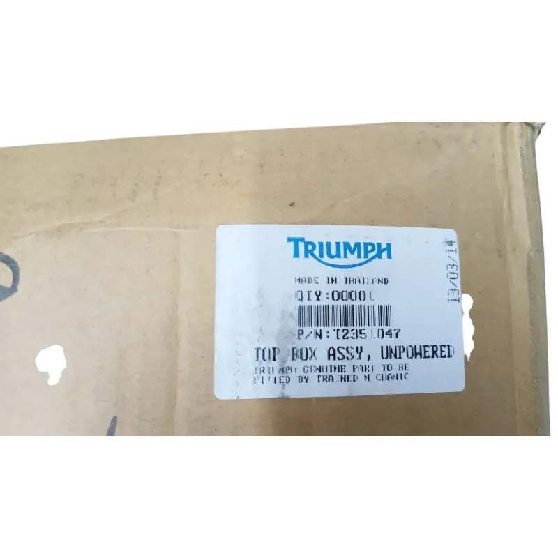 Top case TRIUMPH TIGER 800 XC 2011 - 2014