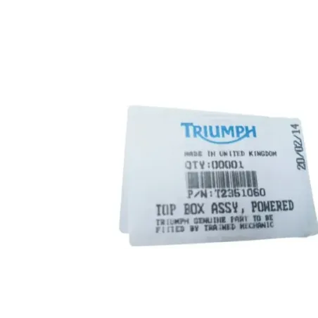 Top case TRIUMPH TIGER 1200 EXPLORER XC 2013 - 2015
