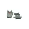 Support de plaque et eclairage PIAGGIO MP3 400 LT 2008 - 2010 Support de plaque et eclairage PIAGGIO MP3 400 LT 2008 - 2010