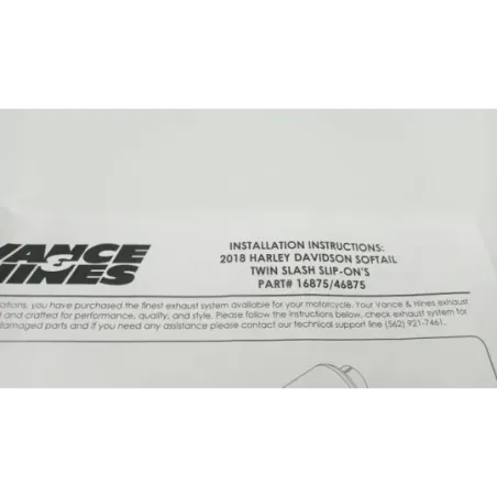 Silencieux (echappement) HARLEY DAVIDSON FXBR 1745 SOFTAIL BREAKOUT 2018 - 2019