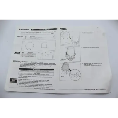 Cache sous bulle SUZUKI UH 125 BURGMAN 2007 - 2013