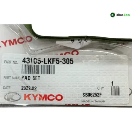 Plaquettes de frein arriere KYMCO XCITING 500 2009-2012