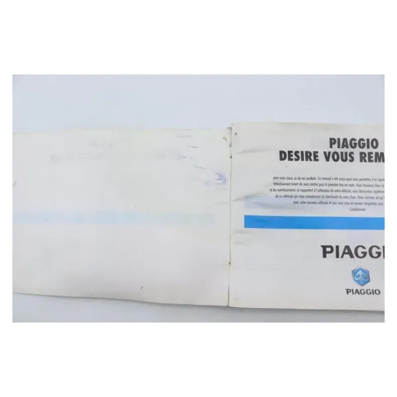 Manuel d'utilisation PIAGGIO VESPA LX 125 1998 - 2000