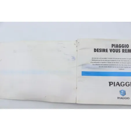 Manuel d'utilisation PIAGGIO VESPA LX 125 1998 - 2000