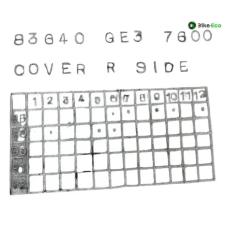 Cache carenage coque arriere droit HONDA NSR 50 1990-1995