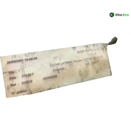 Cache carenage sous selle gauche HONDA XL 350 R 1984-1987