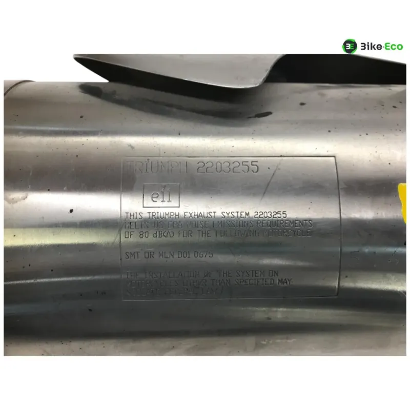 Silencieux gauche (echappement) TRIUMPH STREET TRIPLE 675 2011-2012