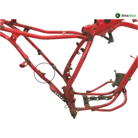 Cadre avec carte grise YAMAHA TT 350 1985-1989