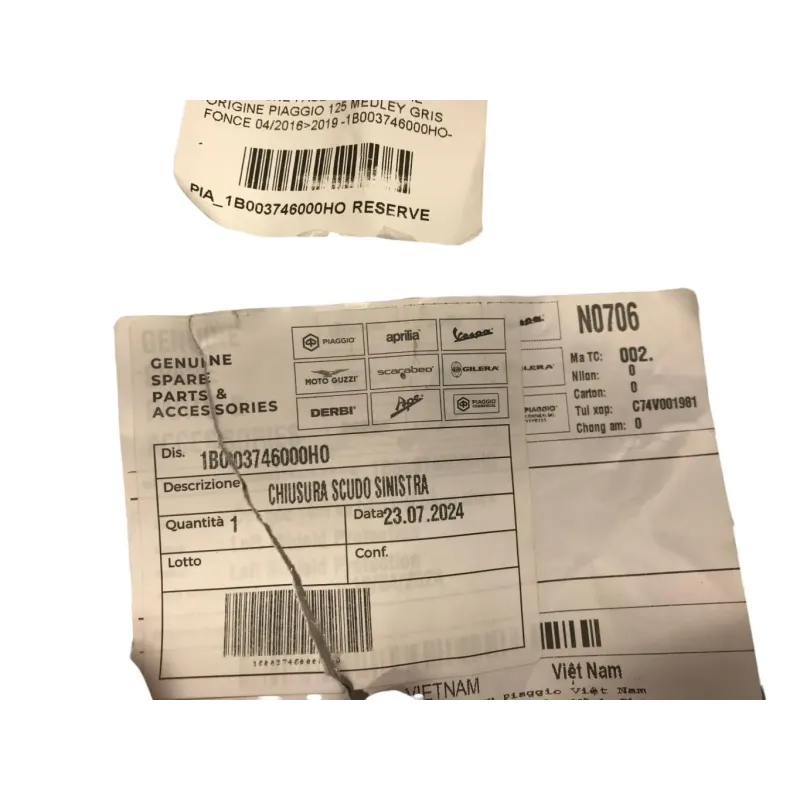 cache carenage face avant gauche PIAGGIO MEDLEY 125 2016-2019