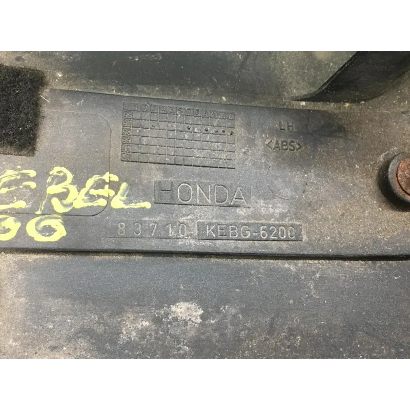 Cache carenage sous selle gauche HONDA CMX 250 C 1996-1999 REBEL