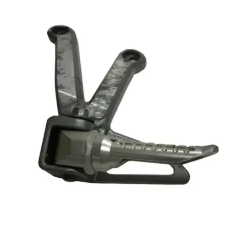 Platine et repose pieds arriere gauche SUZUKI GSF 1200 2001-2005 BANDIT