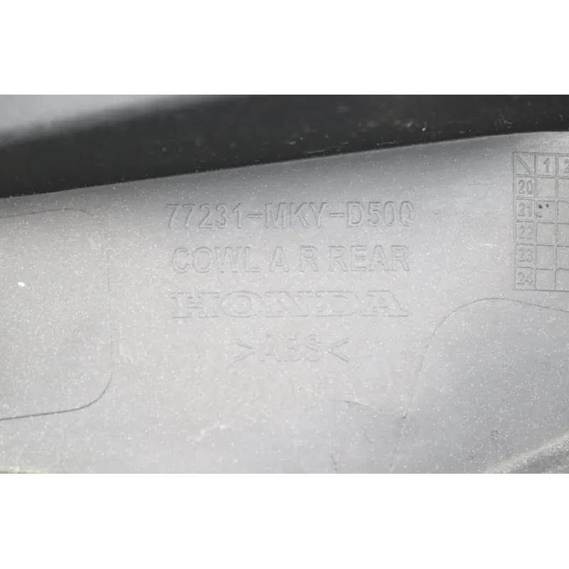Coque arriere droit HONDA CBR 650 R 2019 - 2023