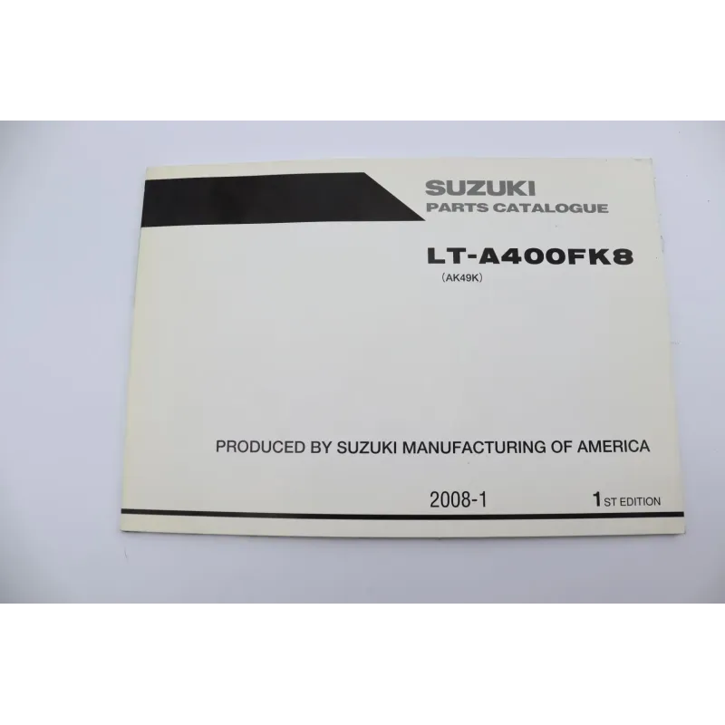 Manuel d'utilisation SUZUKI LTA 400 F 2008 - 2008