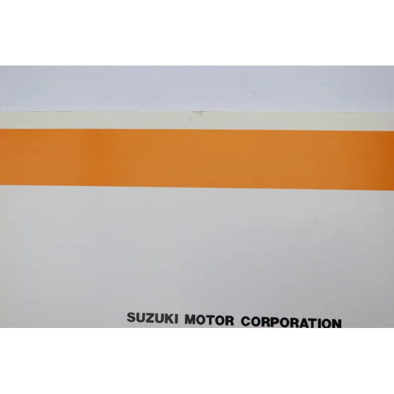Manuel d'utilisation SUZUKI DRZ 125 2007 - 2009