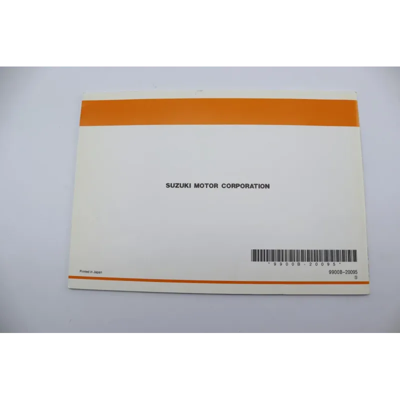 Manuel d'utilisation SUZUKI DRZ 125 2007 - 2009