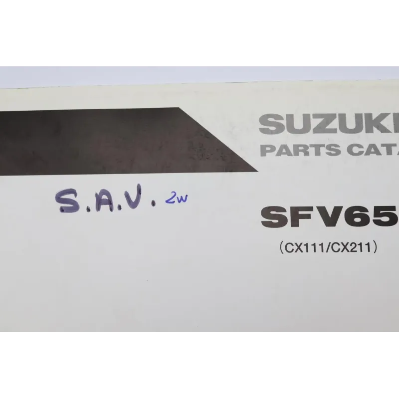Manuel d'utilisation SUZUKI SFV 650 GLADIUS 2008 - 2012