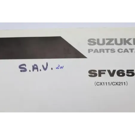 Manuel d'utilisation SUZUKI SFV 650 GLADIUS 2008 - 2012