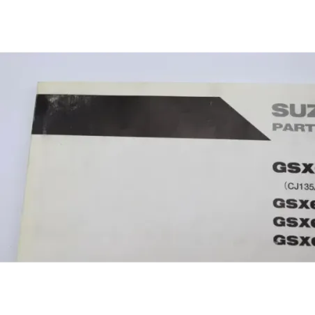 Manuel d'utilisation SUZUKI GSXF 650 2008 - 2009