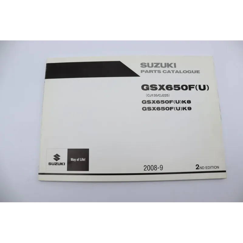 Manuel d'utilisation SUZUKI GSXF 650 2008 - 2009
