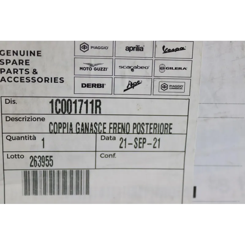 Tambour arriere PIAGGIO LIBERTY 125 2015 - 2019