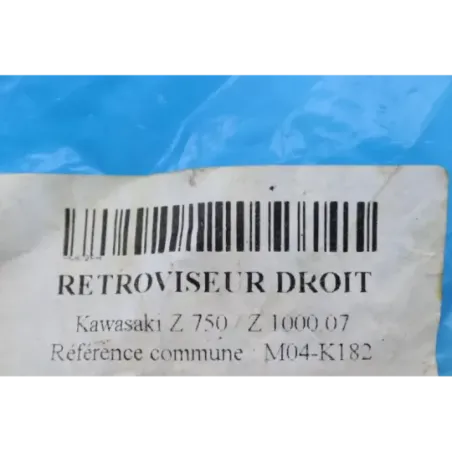 Retro droit KAWASAKI Z 1000 2007 - 2009
