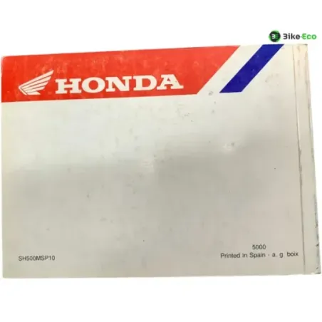 Manuel d'utilisation HONDA SH 50 1993-1995 SCOOPY
