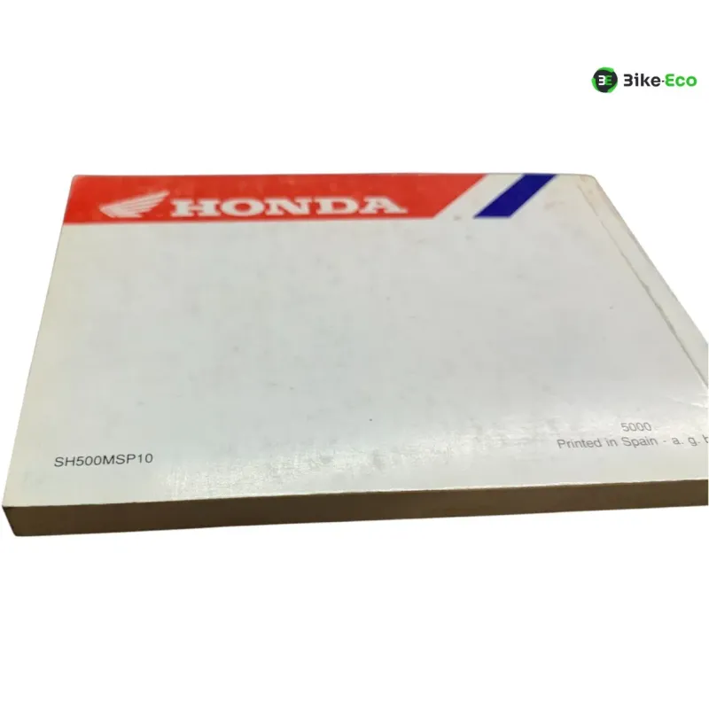 Manuel d'utilisation HONDA SH 50 1993-1995 SCOOPY