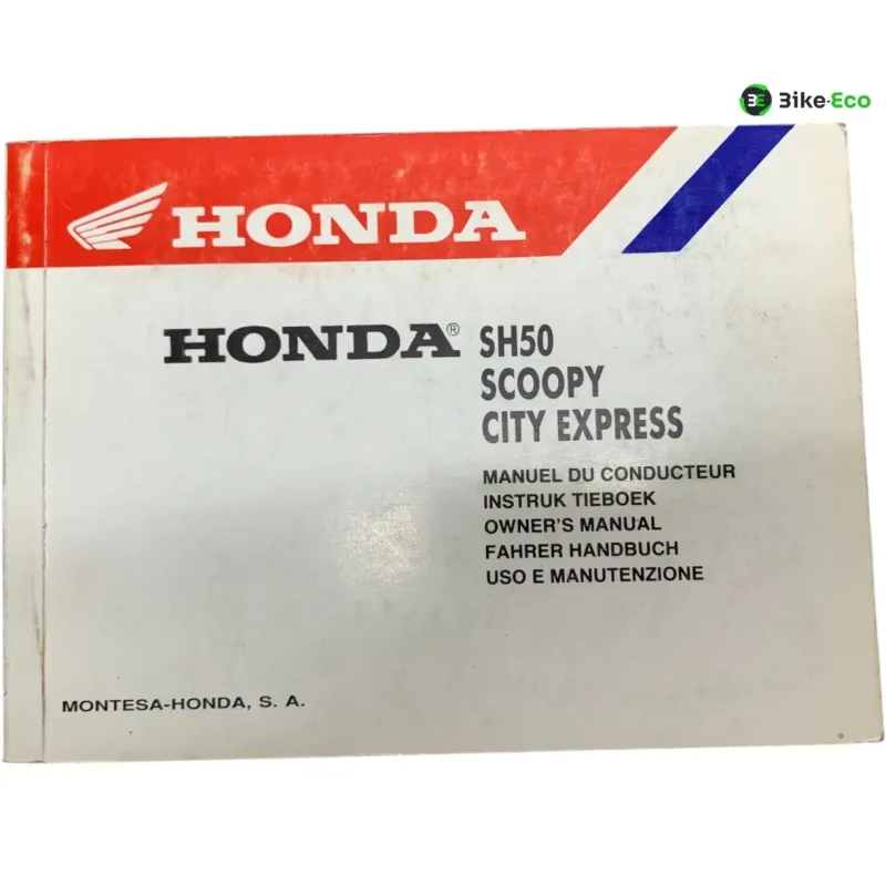 Manuel d'utilisation HONDA SH 50 1993-1995 SCOOPY