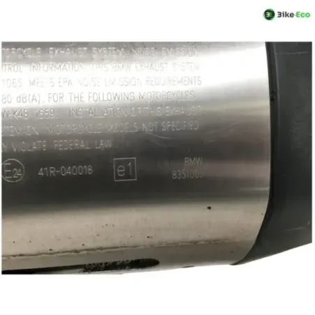 Silencieux droit (echappement) BMW K 1600 GT 2017-2021 K48