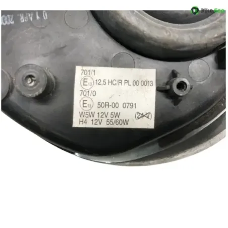 Optique (feux)(phare) PIAGGIO BEVERLY 125 2007-2010 TOURER EURO3