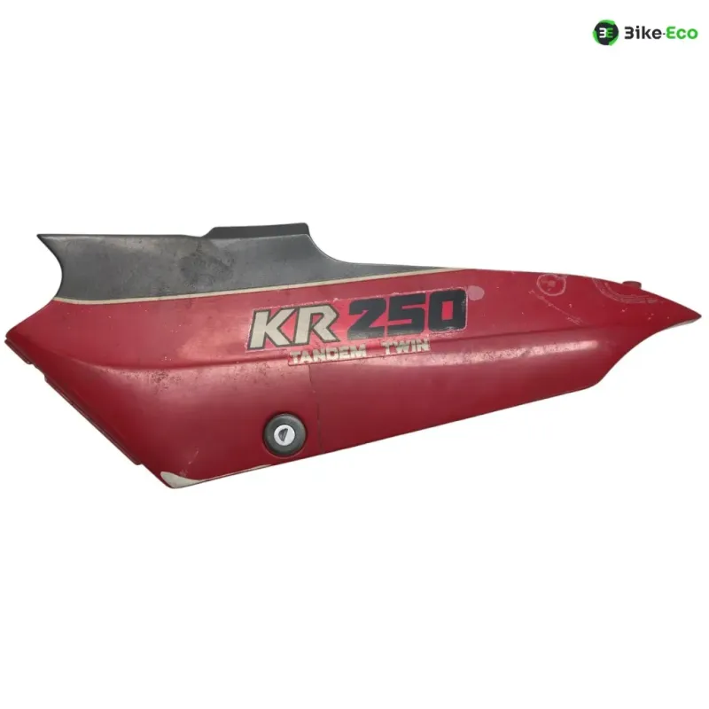 Cache carenage sous selle gauche KAWASAKI KR 250 1984-1986