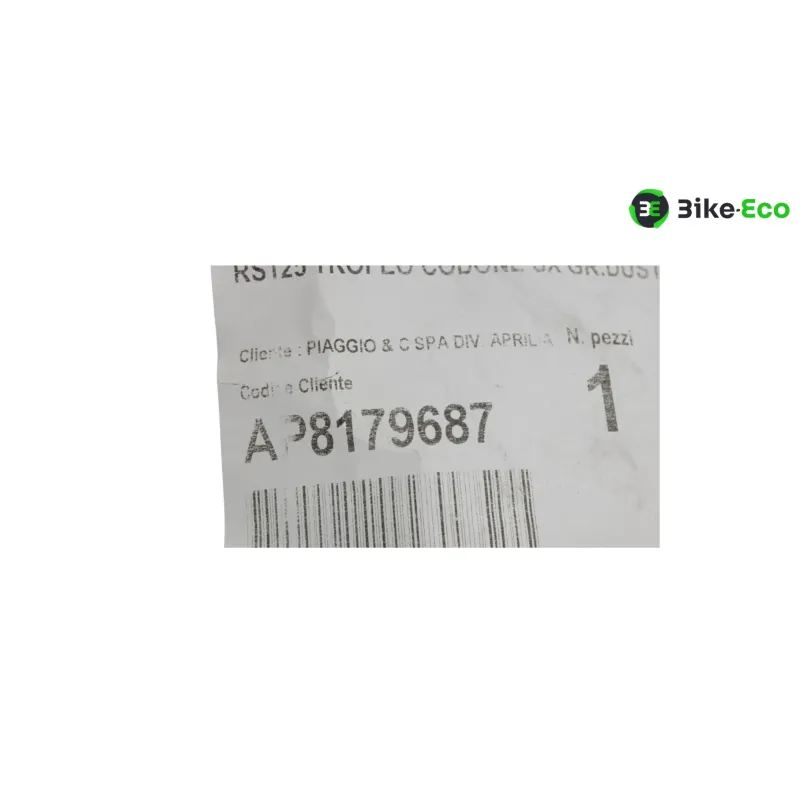 Cache carenage coque arriere gauche APRILIA RS 125 2006 - 2010