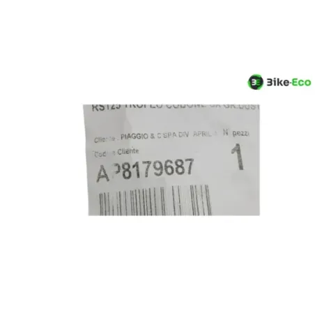 Cache carenage coque arriere gauche APRILIA RS 125 2006 - 2010
