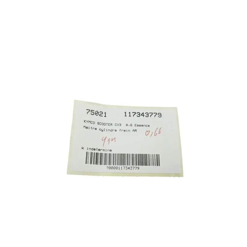 Maitre cylindre frein arriere KYMCO CV3 550 ABS 2022 - 2025